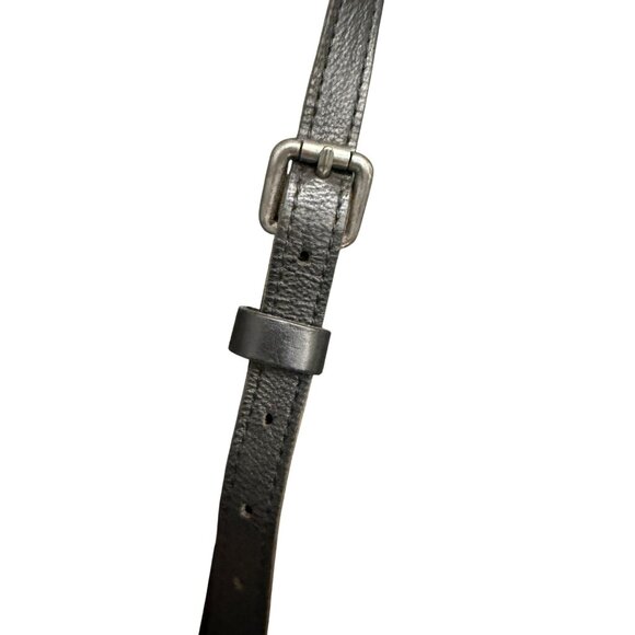 Vin Baker Leather Crossbody Shoulder Bag Work Travel Everyday Women's Black - Picture 6 of 12